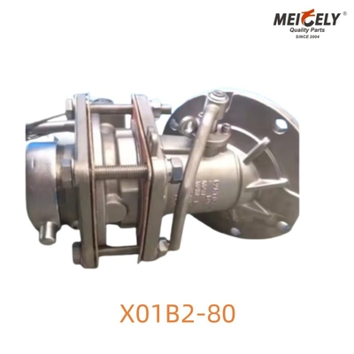 X01B2-80 Cleanflow Foot Valve Solusi Ultra Hygienic Untuk Operasi Tank Truck