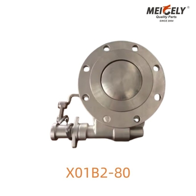 X01B2-80 Cleanflow Foot Valve Solusi Ultra Hygienic Untuk Operasi Tank Truck