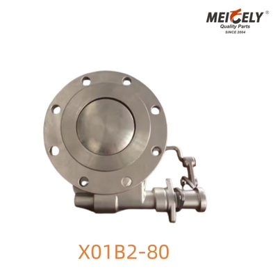 X01B2-80 Cleanflow Foot Valve Solusi Ultra Hygienic Untuk Operasi Tank Truck