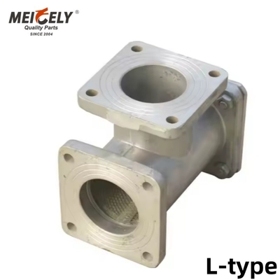 Klep Tee Filter Tipe L Berkualitas Tinggi Untuk Truk Tangki Air DN65/80