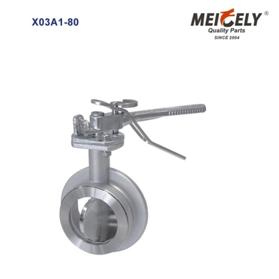 Sanitary Aseptic Sampling Valve Flange Widdop Butterfly Valve Untuk Tangki Air Truk