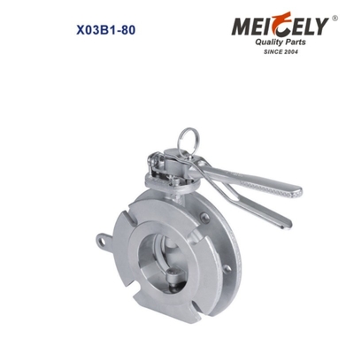 Sanitary Aseptic Sampling Valve Flange Widdop Butterfly Valve Untuk Tangki Air Truk