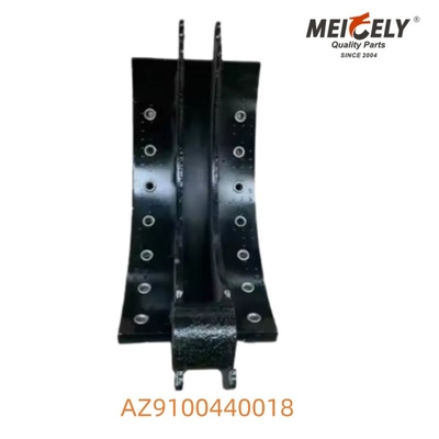 AZ9100440018 OEM Rakitan Sepatu Rem Tugas Berat Kinerja Tinggi Untuk Howo