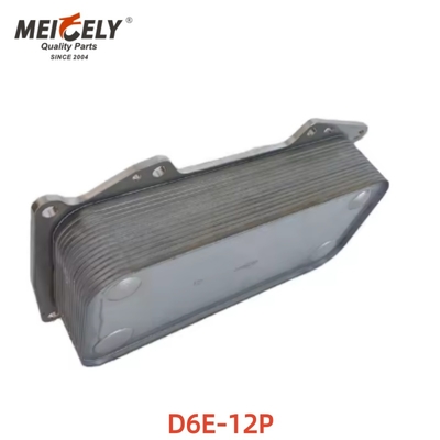 Suku Cadang Excavator Berkualitas Tinggi Pendingin Oli Mesin D6E-12P 04254427 Untuk Penutup Inti Assy