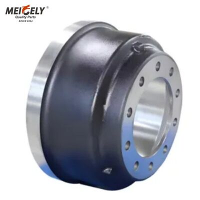 Drum rem berkualitas tinggi OEM MK321388 MK328387 10 lubang Drum rem depan PS125 Bagian truk