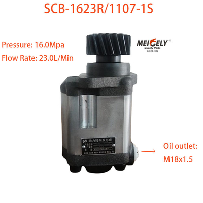 SCB-1623R/1107-1S WD12 Series 19 Teeth Steering Pump Untuk Weichai