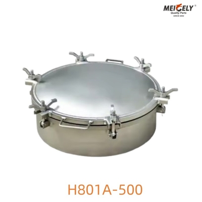 Welding Type Stainless Steel H801A-500 Manhole Cover For Tank Truck