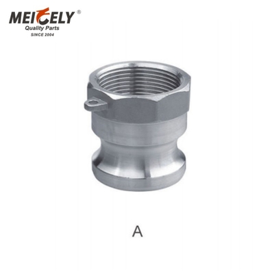 Aluminium paduan berkualitas tinggi katup bola cepat kopling A / B / DC / DP Untuk truk tangki air