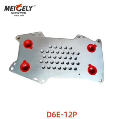 Suku Cadang Excavator Berkualitas Tinggi Pendingin Oli Mesin D6E-12P 04254427 Untuk Penutup Inti Assy